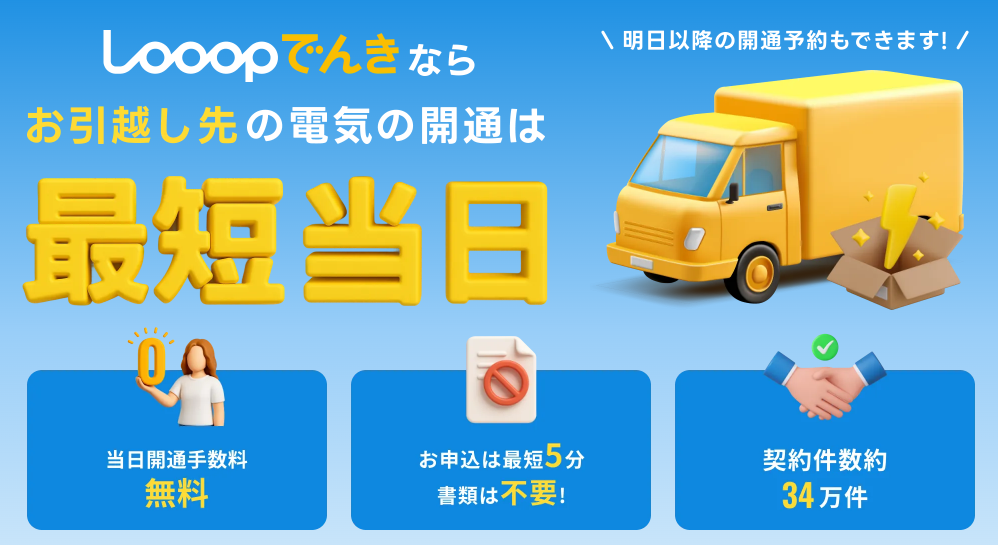 Looopでんき 即日